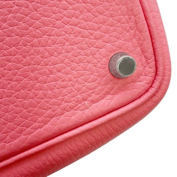 エルメス ハンドバッグ ピコタンロックPM ローズアザレ/シルバー金具 トリヨンクレマンス W刻印