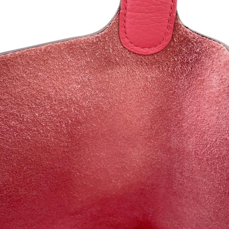 エルメス ハンドバッグ ピコタンロックPM ローズアザレ/シルバー金具 トリヨンクレマンス W刻印