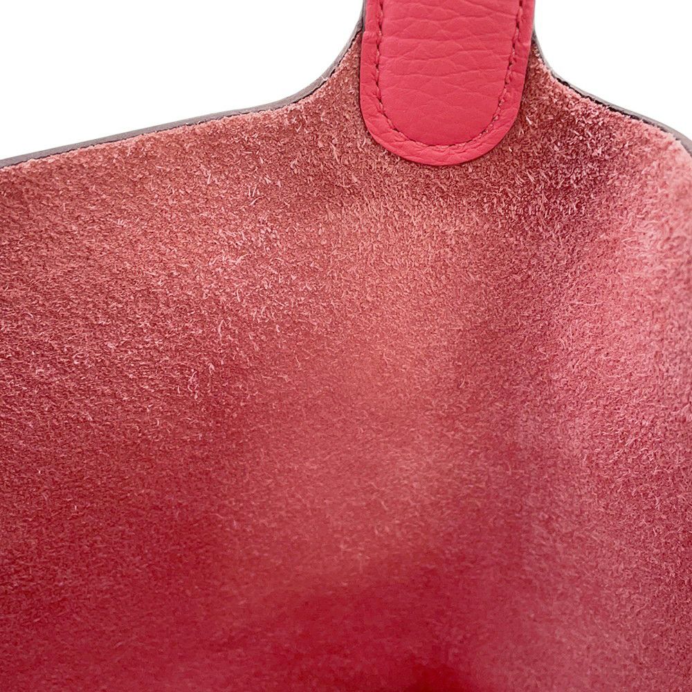 エルメス ハンドバッグ ピコタンロックPM ローズアザレ/シルバー金具 トリヨンクレマンス W刻印