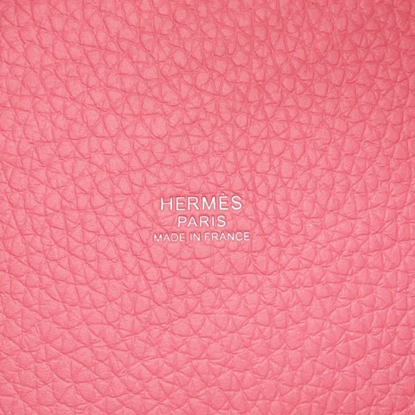 エルメス ハンドバッグ ピコタンロックPM ローズアザレ/シルバー金具 トリヨンクレマンス W刻印