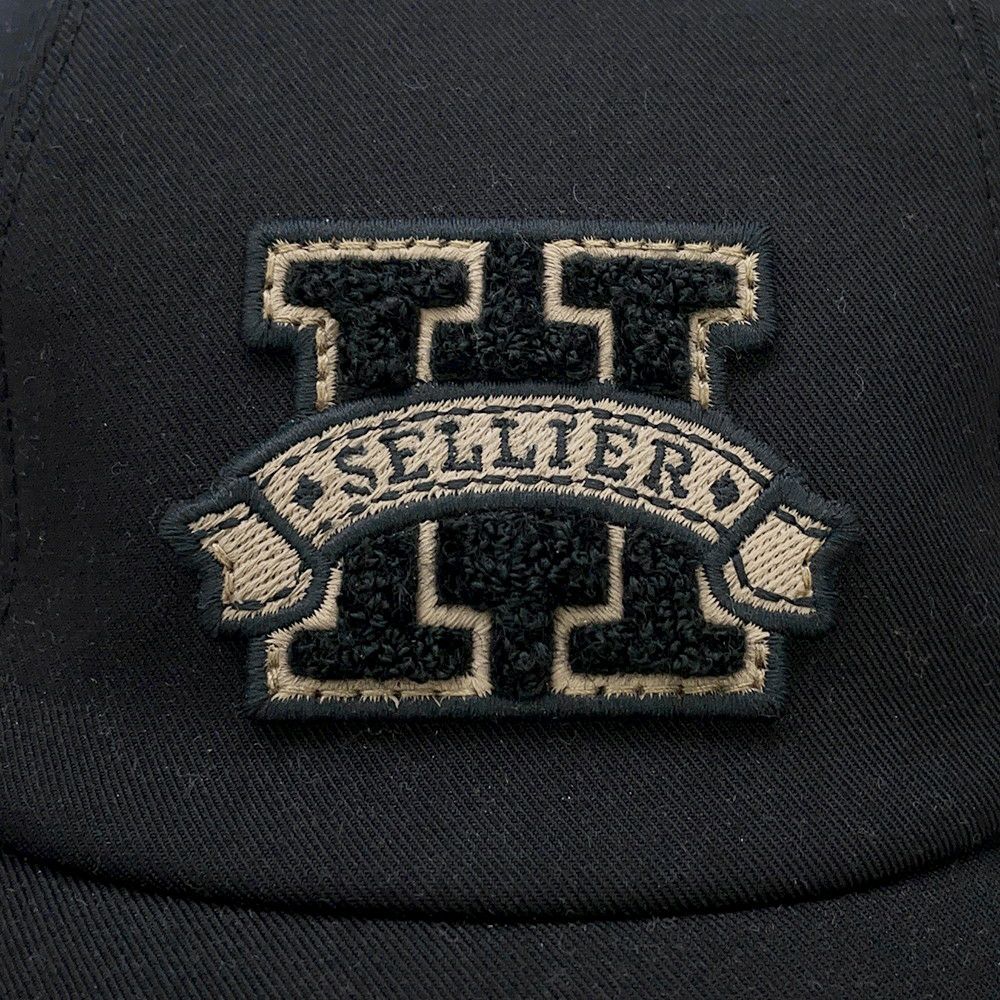 エルメス キャップ デイヴィス・Hセリエ コットン サイズ57 HERMES 帽子 黒