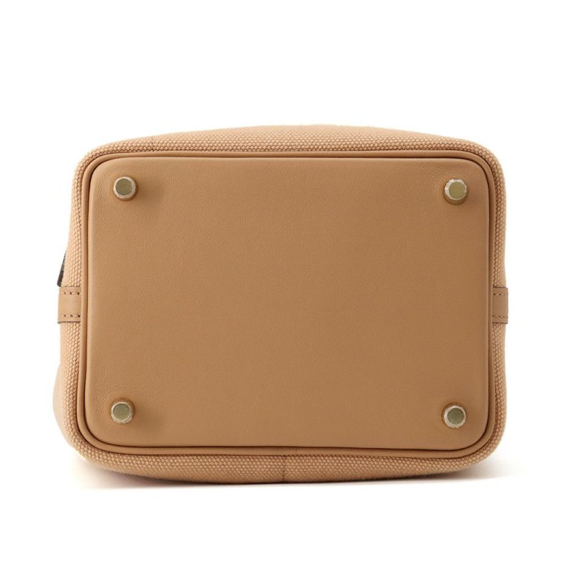 エルメス ハンドバッグ ピコタンロックPM カーゴ チャイ/ゴールド金具 トワルゴエラン/スイフト U刻印