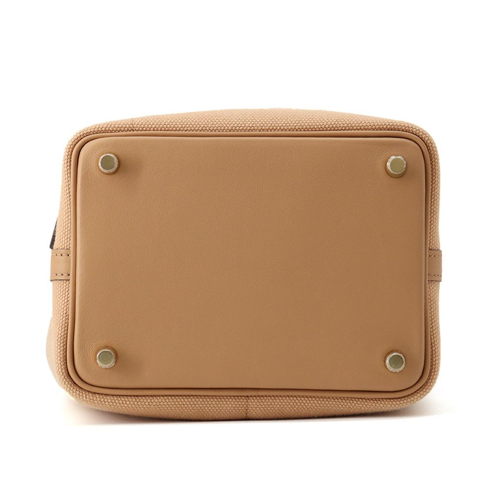 エルメス ハンドバッグ ピコタンロックPM カーゴ チャイ/ゴールド金具 トワルゴエラン/スイフト U刻印