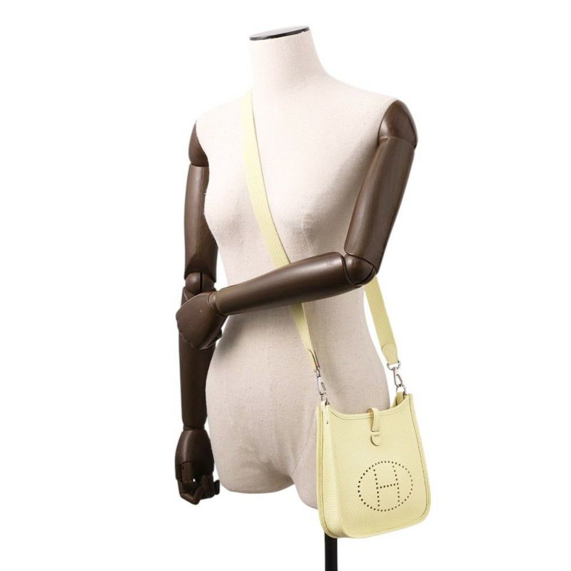 エルメス エブリンTPM 111cm アマゾン ジョーヌミルトン/シルバー金具 トリヨンクレマンス W刻印