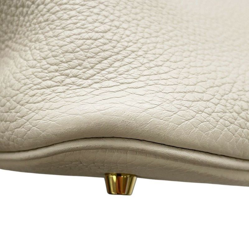 エルメス ハンドバッグ ピコタンロックGM ベトン/ゴールド金具 トリヨンクレマンス C刻印