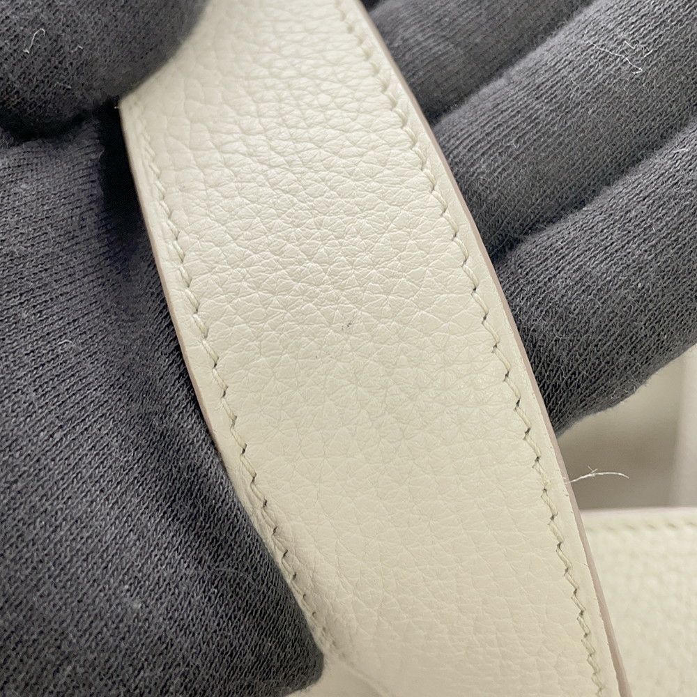 エルメス ハンドバッグ ピコタンロックGM ベトン/ゴールド金具 トリヨンクレマンス C刻印