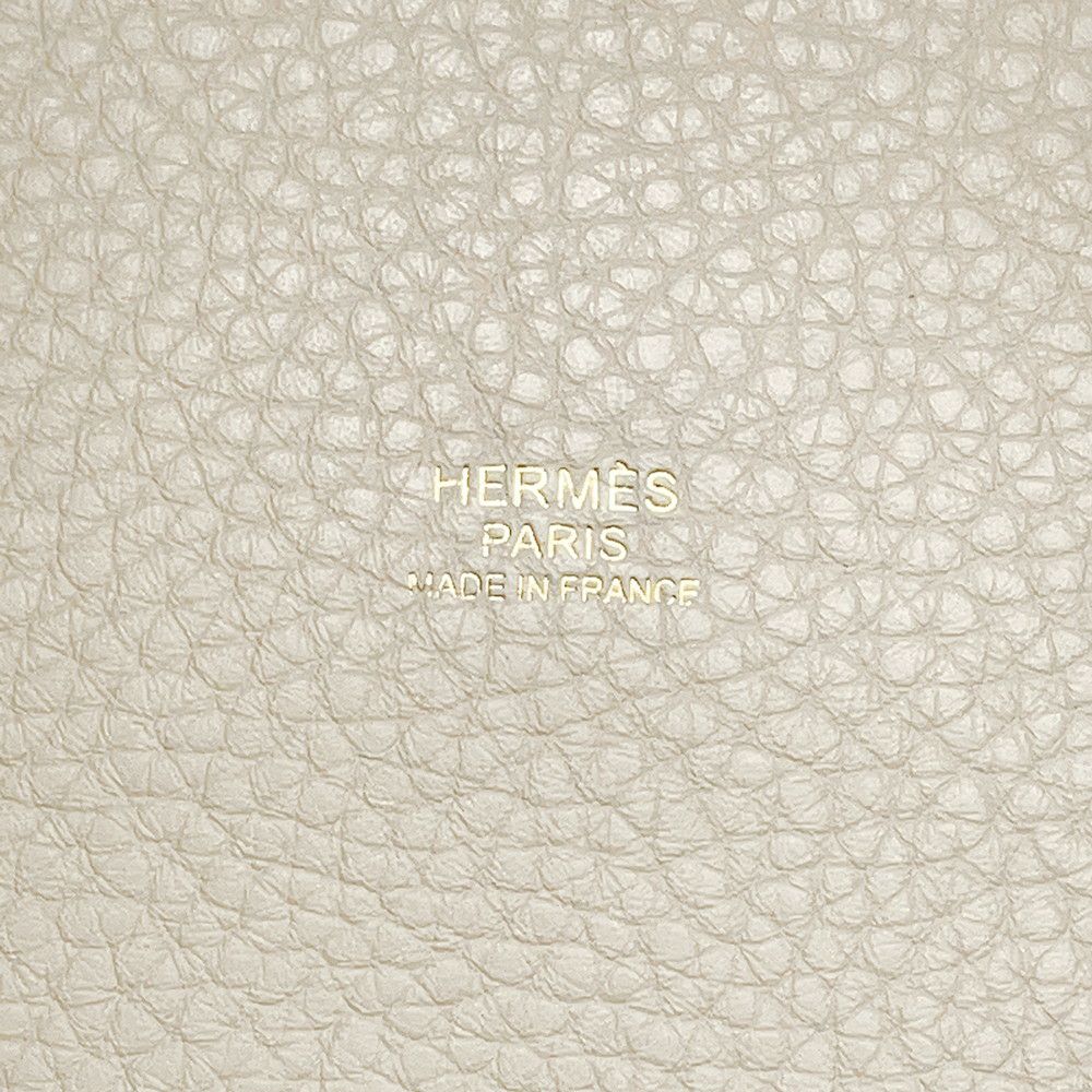 エルメス ハンドバッグ ピコタンロックGM ベトン/ゴールド金具 トリヨンクレマンス C刻印