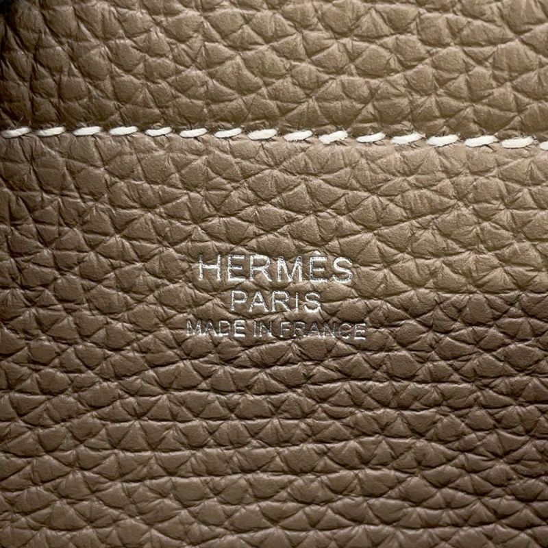 エルメス トートバッグ カバセリエ46 エトゥープ トリヨンクレマンス W刻印 HERMES バッグ