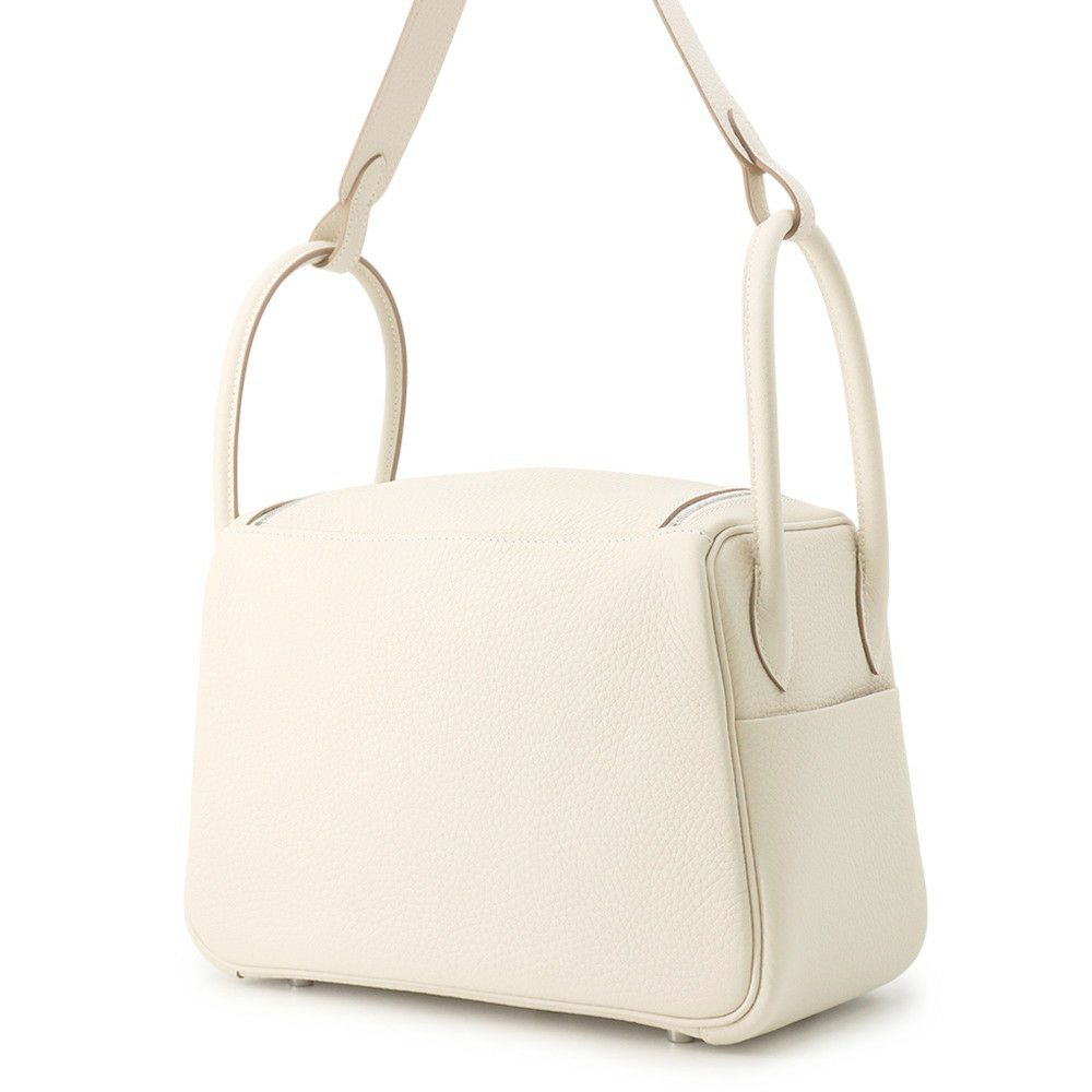 エルメス リンディ26 クレ/シルバー金具 トリヨンクレマンス K刻印 HERMES 2wayショルダー