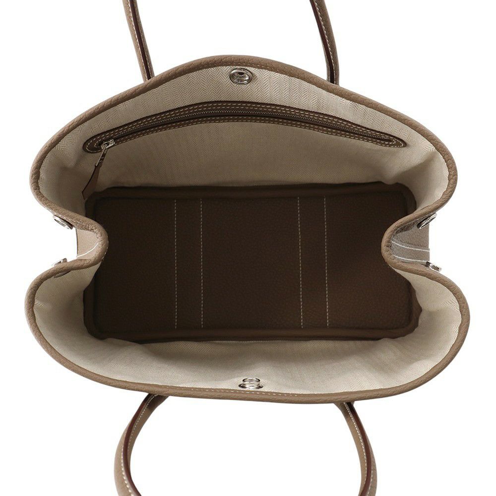 エルメス トートバッグ ガーデンパーティTPM エトゥープ/シルバー金具 ネゴンダ K刻印