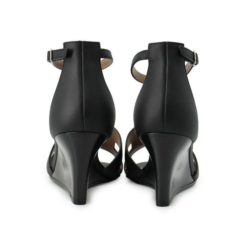 エルメス サンダル レジェンド カーフレザー レディースサイズ35 HERMES 靴 黒