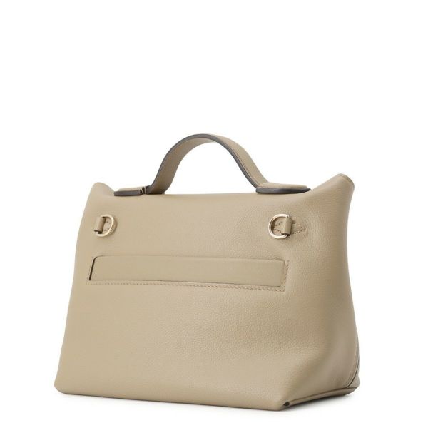 エルメス 24/24 サック ヴァンキャトル ミニベージュマルファ/グリスペール/シャンパンゴールド金具 エバーカラー/スイフト K刻印 2way