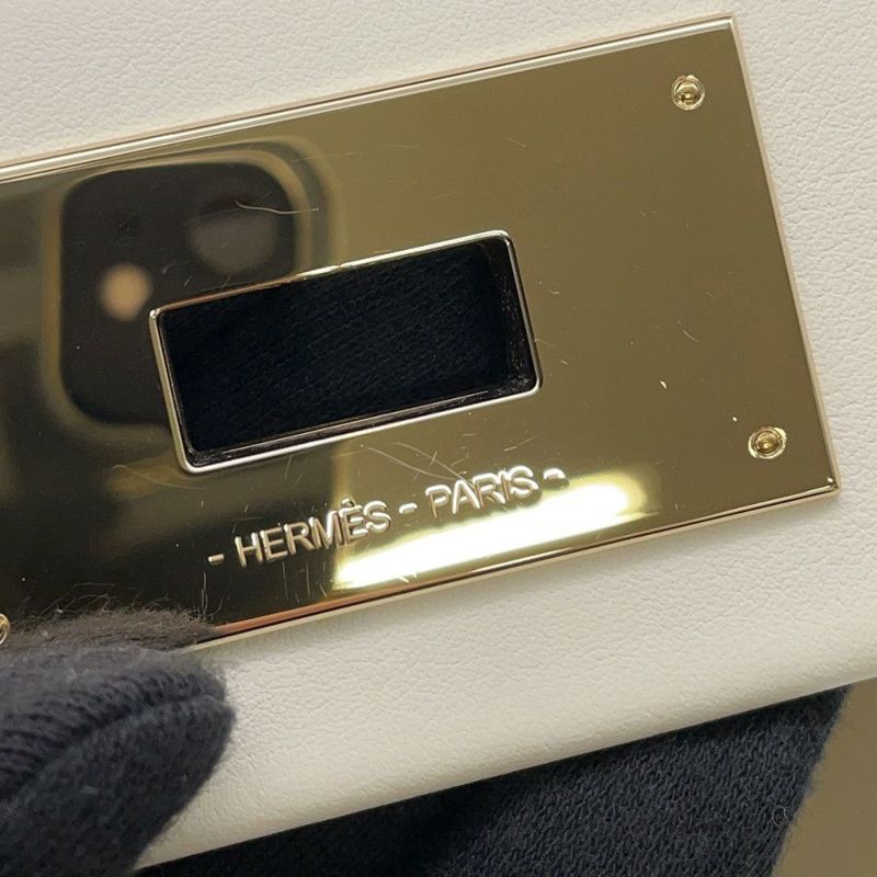 エルメス 24/24 サック ヴァンキャトル ミニベージュマルファ/グリスペール/シャンパンゴールド金具 エバーカラー/スイフト K刻印 2way