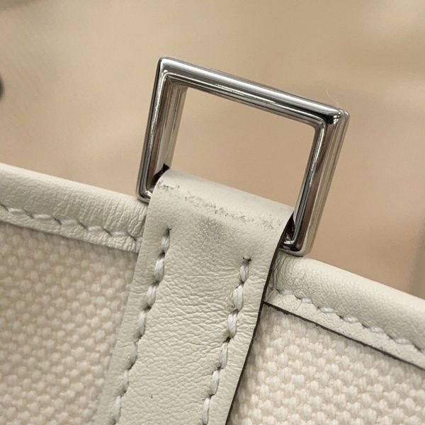 エルメス ハンドバッグ ピコタンロックPM カーゴ ナタ/シルバー金具 スイフト/トワルゴエラン U刻印 HERMES トートバッグ