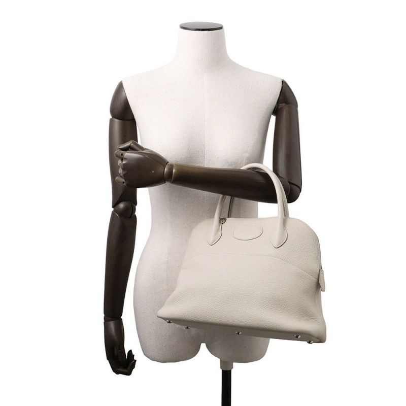 エルメス ハンドバッグ ボリード31 ベトン/シルバー金具 トリヨンクレマンス A刻印 2wayショルダー