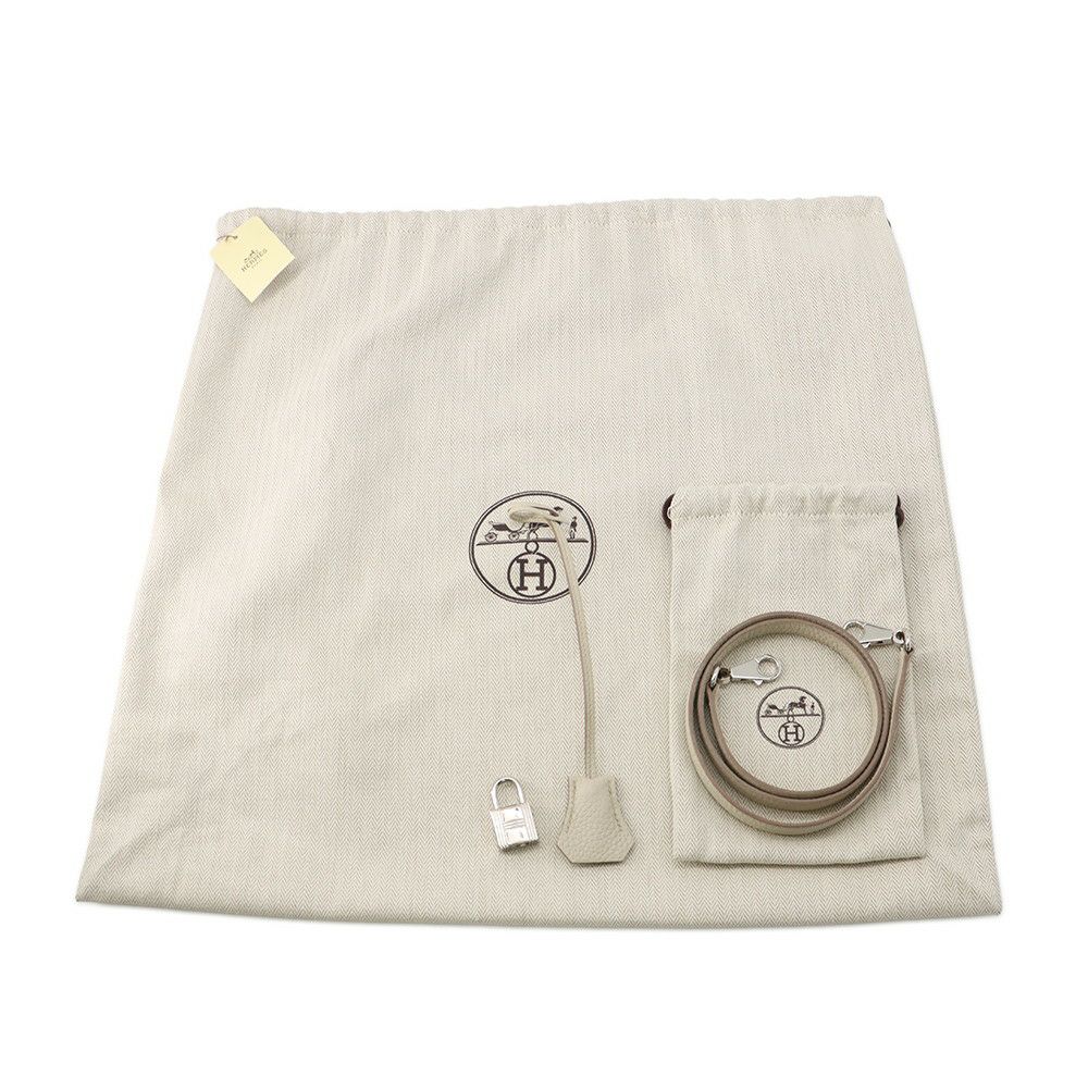 エルメス ハンドバッグ ボリード31 ベトン/シルバー金具 トリヨンクレマンス A刻印 2wayショルダー