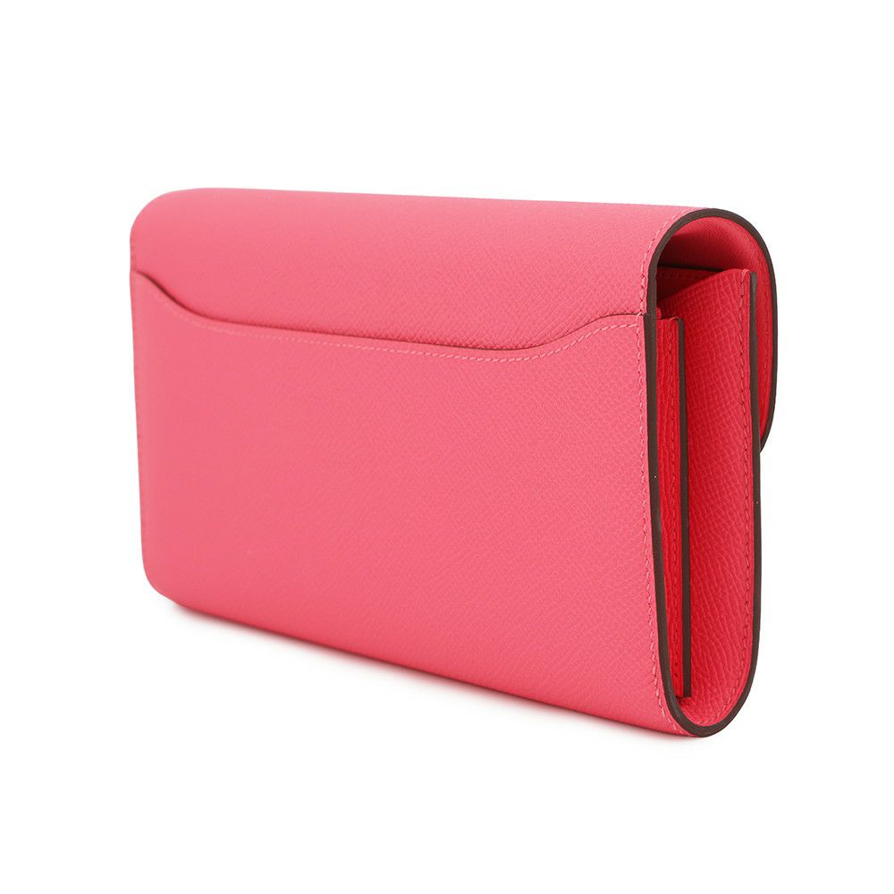 エルメス 長財布 コンスタンス トゥーゴー ロング ローズアザレ/シルバー金具 エプソン K刻印