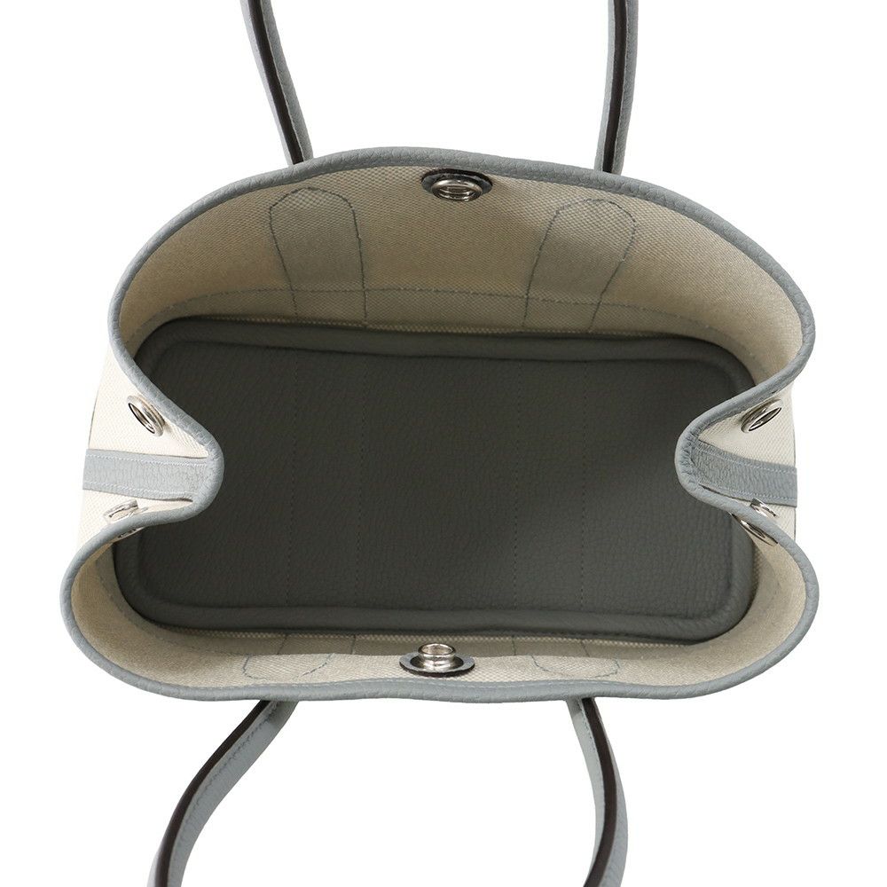 エルメス ネオ・ガーデン 23 ガーデンパーティ グリパンタン/シルバー金具 ネゴンダ/トワルアッシュ K刻印