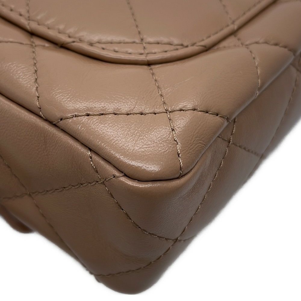 シャネル ハンドバッグ マトラッセ ココマーク トップハンドル スモール シャイニーラムスキン AS4023 2way