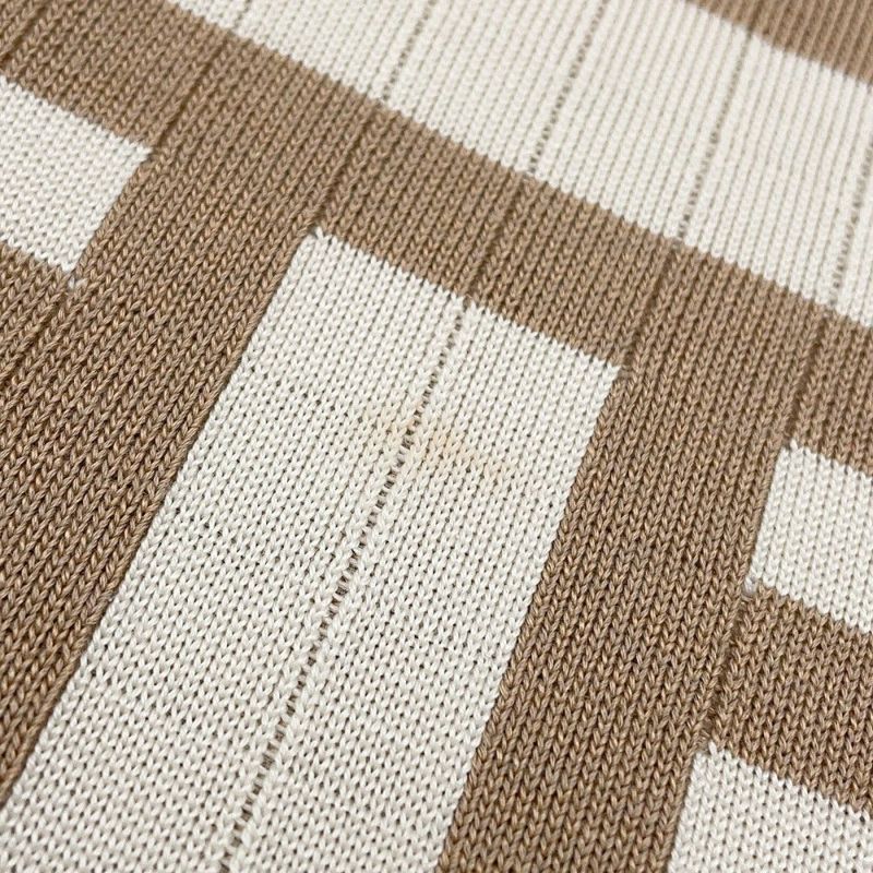 エルメス ワンピース ノースリーブドレス モザイクモチーフ シルク レディースサイズ38 HERMES トップス