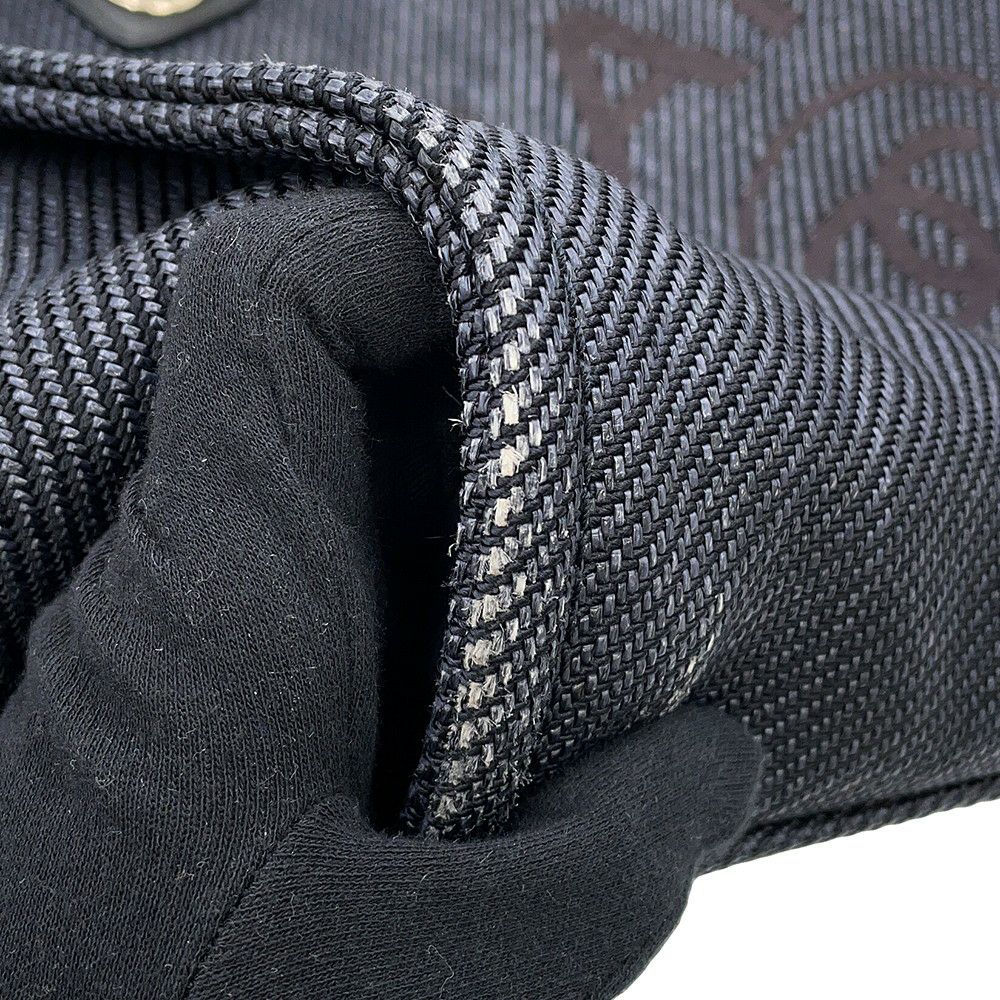 シャネル トートバッグ ココマーク ドーヴィル ショッピングバッグ ラフィア A93786 CHANEL 2way 黒