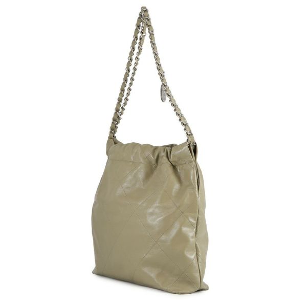 シャネル ハンドバッグ CHANEL 22 マトラッセ スモール シャイニーカーフレザー AS3260 CHANEL ポーチ付き