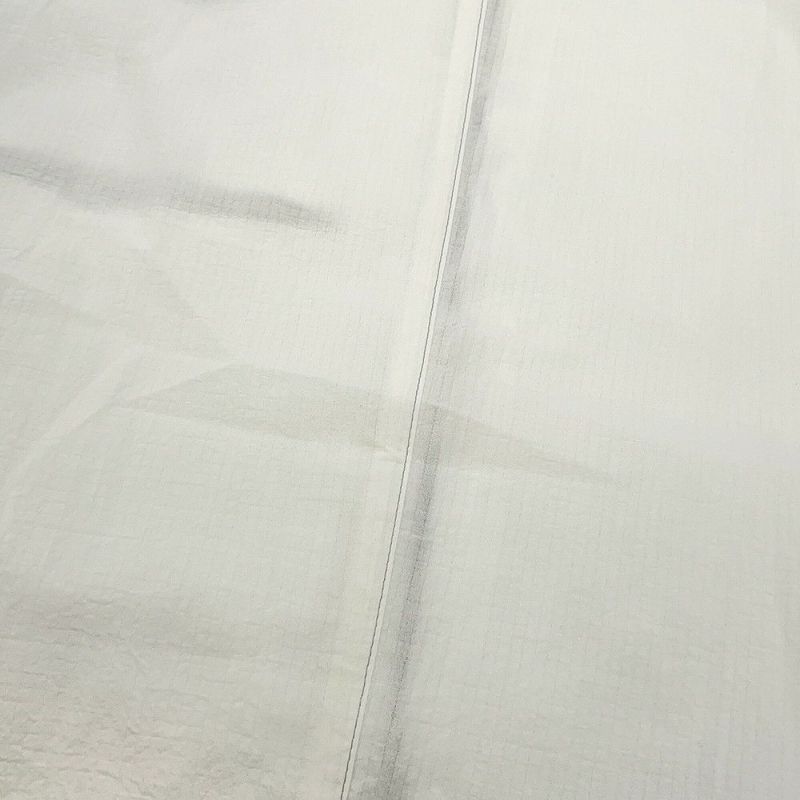 エルメス 半袖シャツ ジップアップ ショートスリーブオーバーシャツ メンズサイズ44 HERMES トップス 白