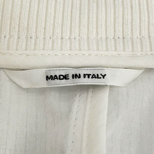 エルメス 半袖シャツ ジップアップ ショートスリーブオーバーシャツ メンズサイズ44 HERMES トップス 白