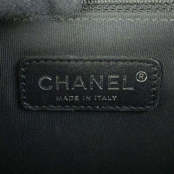 シャネル チェーンショルダーバッグ シェブロン ボーイシャネル ラージ ラムスキン ビーズ CHANEL Vステッチ
