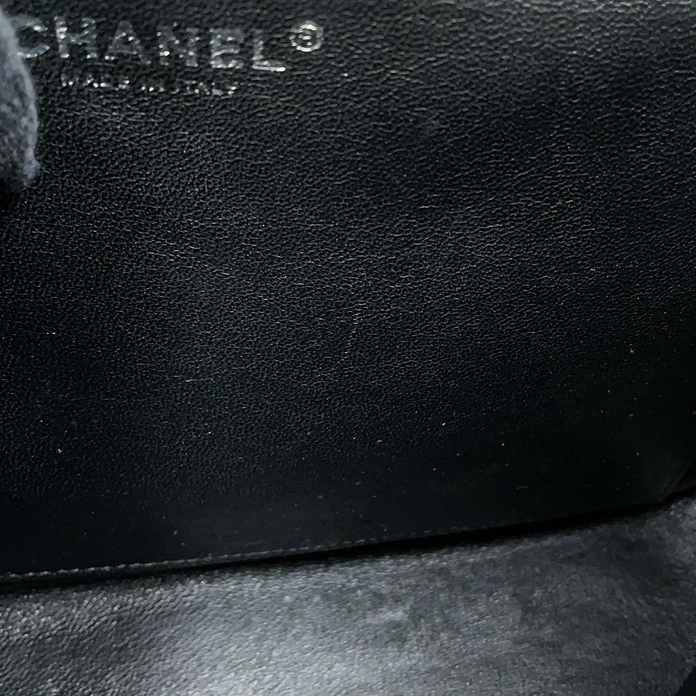 シャネル チェーンショルダーバッグ マトラッセ30 ココマーク ダブルチェーン キャビアスキン A28600 CHANEL 黒 デカマト