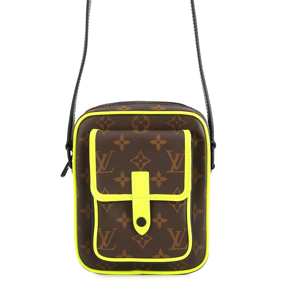 ルイヴィトン ショルダーバッグ モノグラム・マカサー クリストファー・ウエアラブルウォレット M80793 ヴィトン バッグ メンズ ブラック 黒