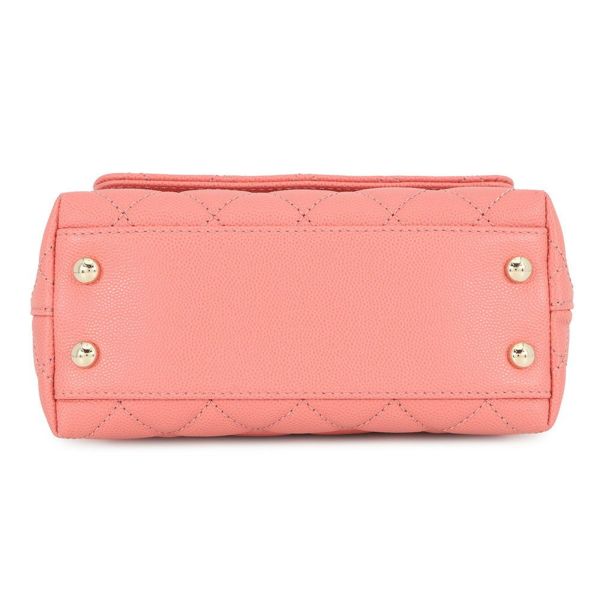 シャネル ハンドバッグ ココマーク ココハンドル ミニ フラップ ラムスキン AS2215 CHANEL 2way