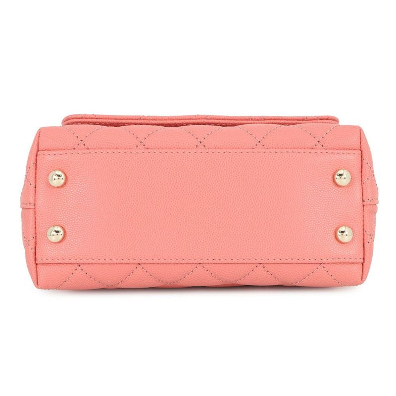 シャネル ハンドバッグ ココマーク ココハンドル ミニ フラップ ラムスキン AS2215 CHANEL 2way