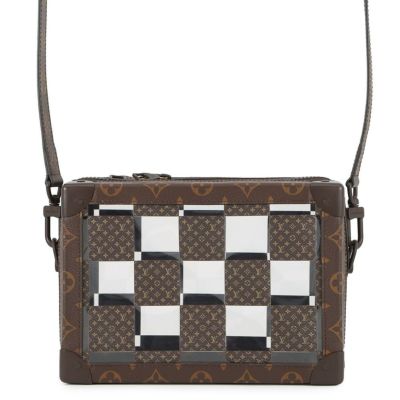 ルイヴィトン ハンドバッグ モノグラム・デニム ポシェット・ヒルズ