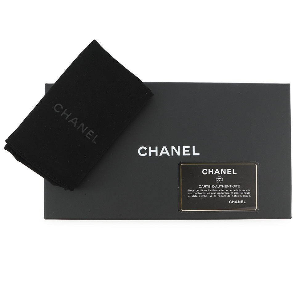 シャネル アイウェアケース マトラッセ ココマーク キャビアスキン AP2044 CHANEL 眼鏡ケース キルティング 黒