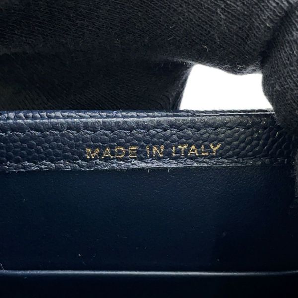 シャネル フォンケース マトラッセ キャビアスキン AP0249 バッグ ポーチ ネイビー