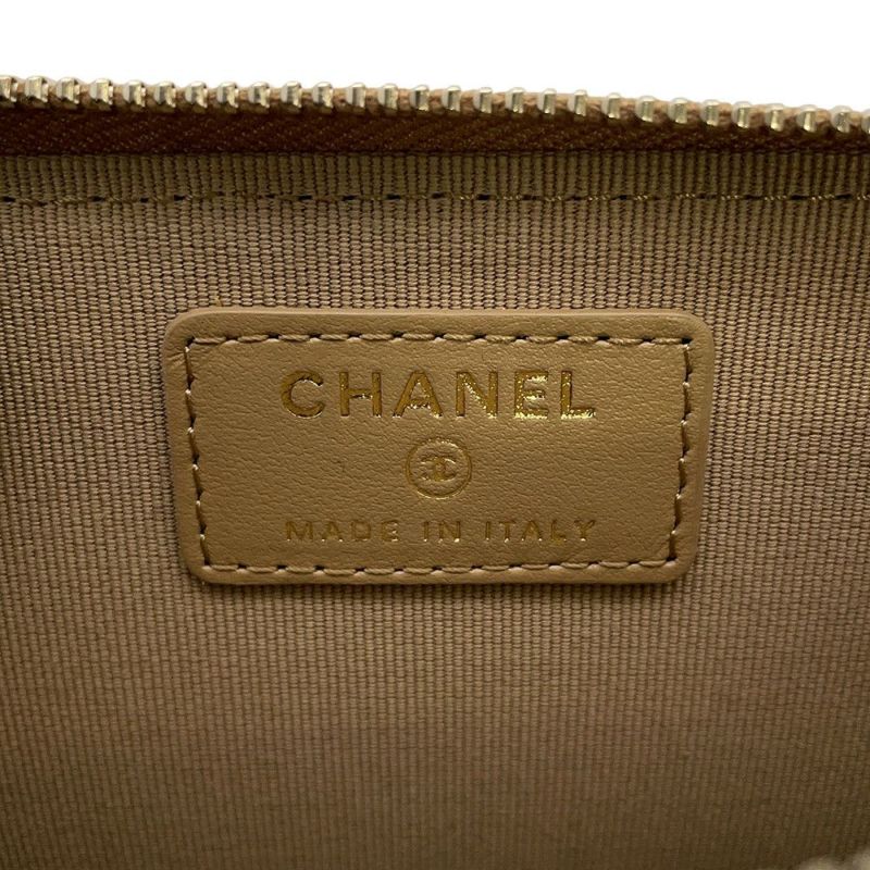シャネル コインケース ココマーク フラグメント キャビアスキン AP4661 CHANEL 財布