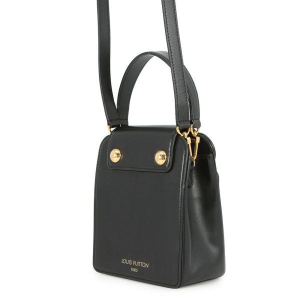 ルイヴィトン ハンドバッグ カーフレザー Sロックバッグ XL M82214 ヴィトン バッグ 2way ショルダーバッグ ブラック 黒