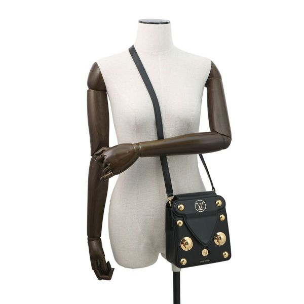 ルイヴィトン ハンドバッグ カーフレザー Sロックバッグ XL M82214 ヴィトン バッグ 2way ショルダーバッグ ブラック 黒