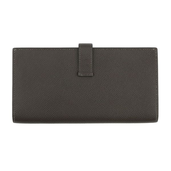 エルメス 長財布 ベアンスフレ エベンヌ/ゴールド金具 エプソン Z刻印 HERMES WALLET