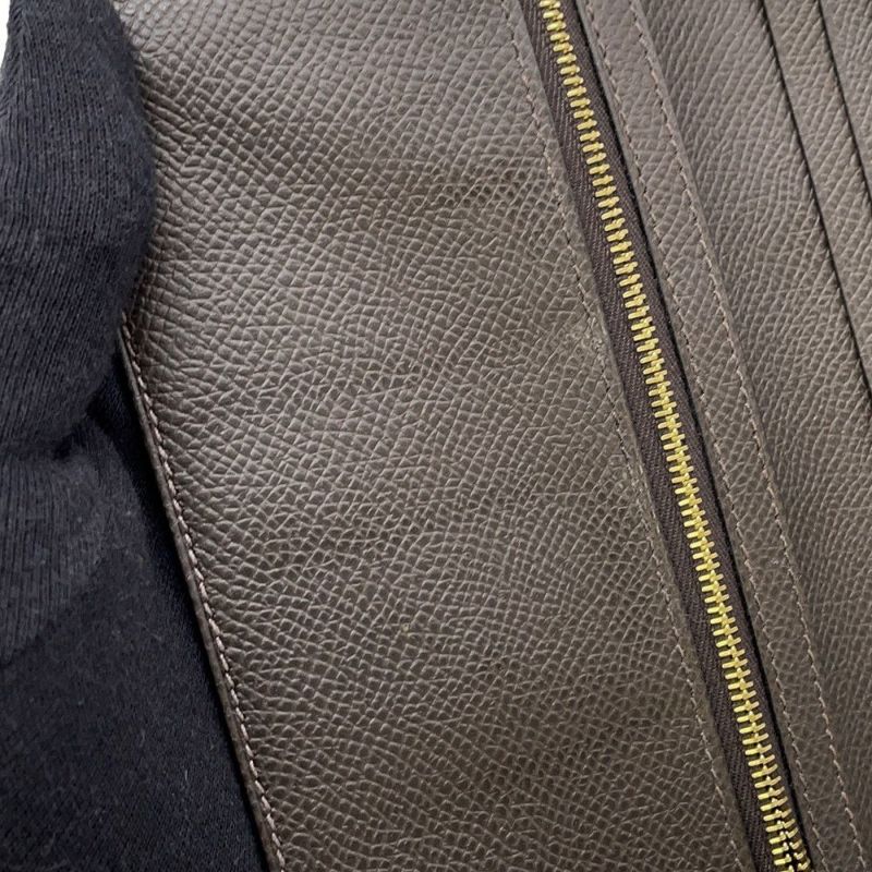 エルメス 長財布 ベアンスフレ エベンヌ/ゴールド金具 エプソン Z刻印 HERMES WALLET