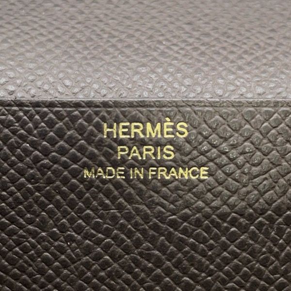 エルメス 長財布 ベアンスフレ エベンヌ/ゴールド金具 エプソン Z刻印 HERMES WALLET