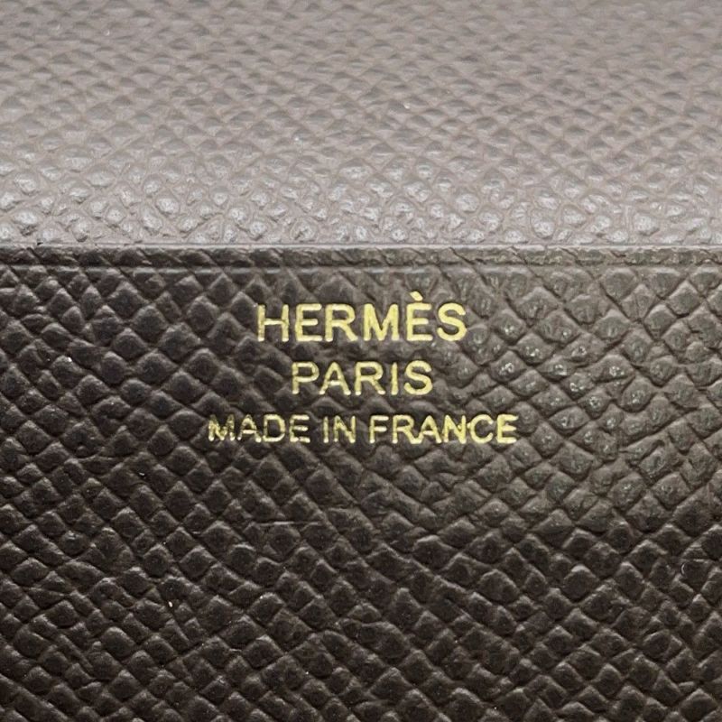 エルメス 長財布 ベアンスフレ エベンヌ/ゴールド金具 エプソン Z刻印 HERMES WALLET
