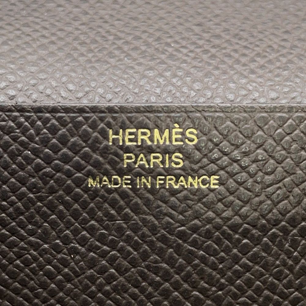 エルメス 長財布 ベアンスフレ エベンヌ/ゴールド金具 エプソン Z刻印 HERMES WALLET