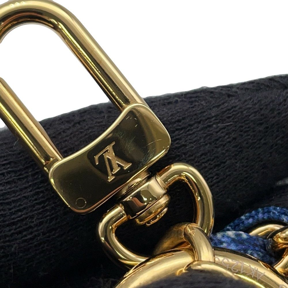 ルイヴィトン バッグチャーム モノグラム・デニム LV×TM フォーンチャーム M02623 LOUIS VUITTON 村上隆コラボ