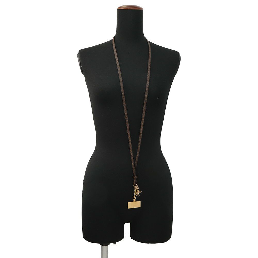 ルイヴィトン ネックストラップ モノグラム フォンストラップ M03273 LOUIS VUITTON ストラップ