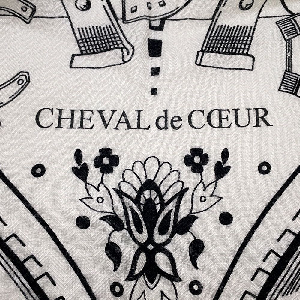 エルメス ストール カレジェアン140 シュバル ドゥ クール バンダナ カシミヤ シルク HERMES 2025年秋冬