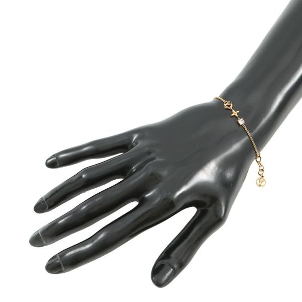 ルイヴィトン ブレスレット モノグラム・フラワー ブラスレ・プティ ルイ M00374 LOUIS VUITTON LVサークル ストラス