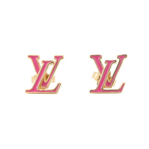 ルイヴィトン ピアス LV アイコニック エナメル ローズ・バレリーヌ M01721 LOUIS VUITTON アクセサリー