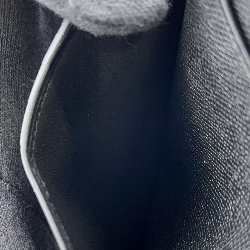 エルメス 二つ折り財布 ベアンコンパクト ブラック/ブラック金具 ヴォーマダム K刻印 HERMES 財布 黒